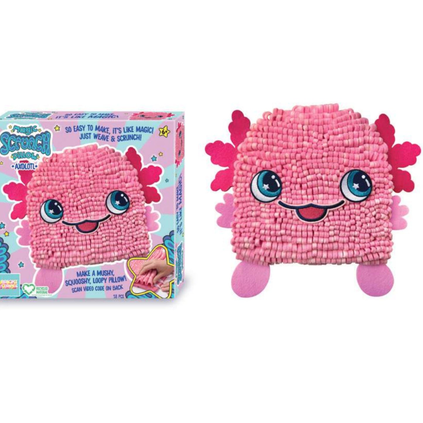 Axoloti Magic Scrunch Pillow