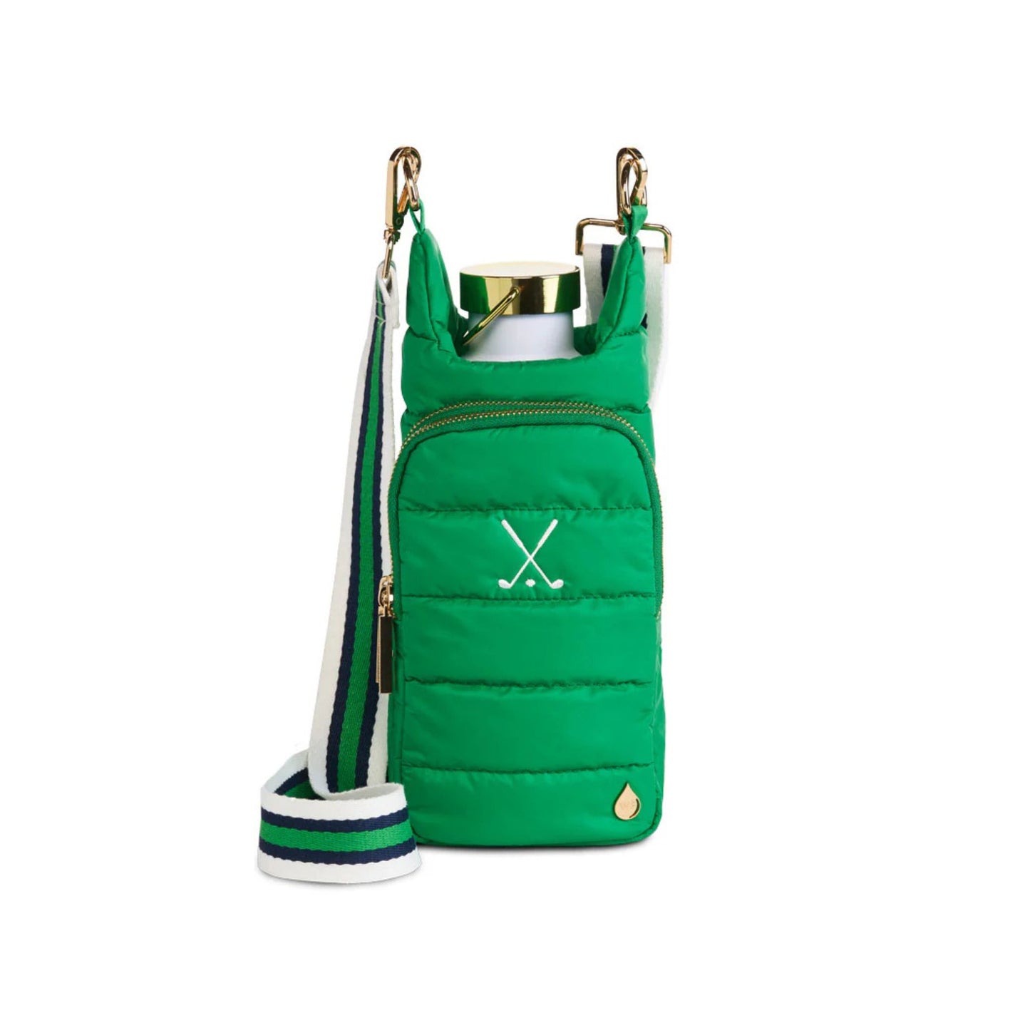 Hydrobag Green with Golf Clubs Embroidered