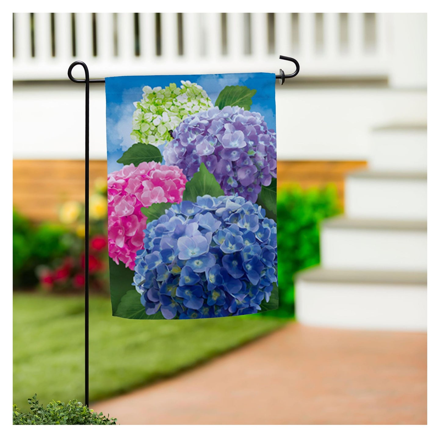 Garden Flag Hydrangea Multi Color