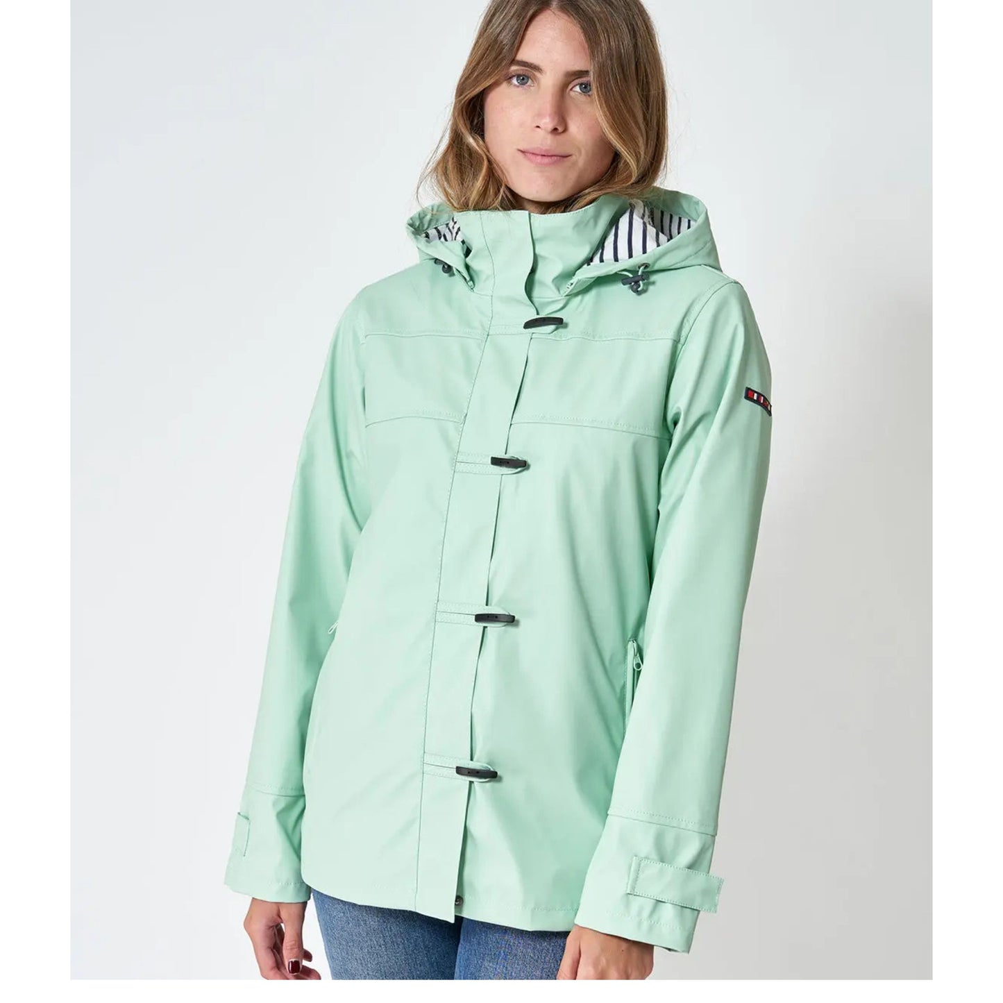 Batela Womens Short Lined Raincoat