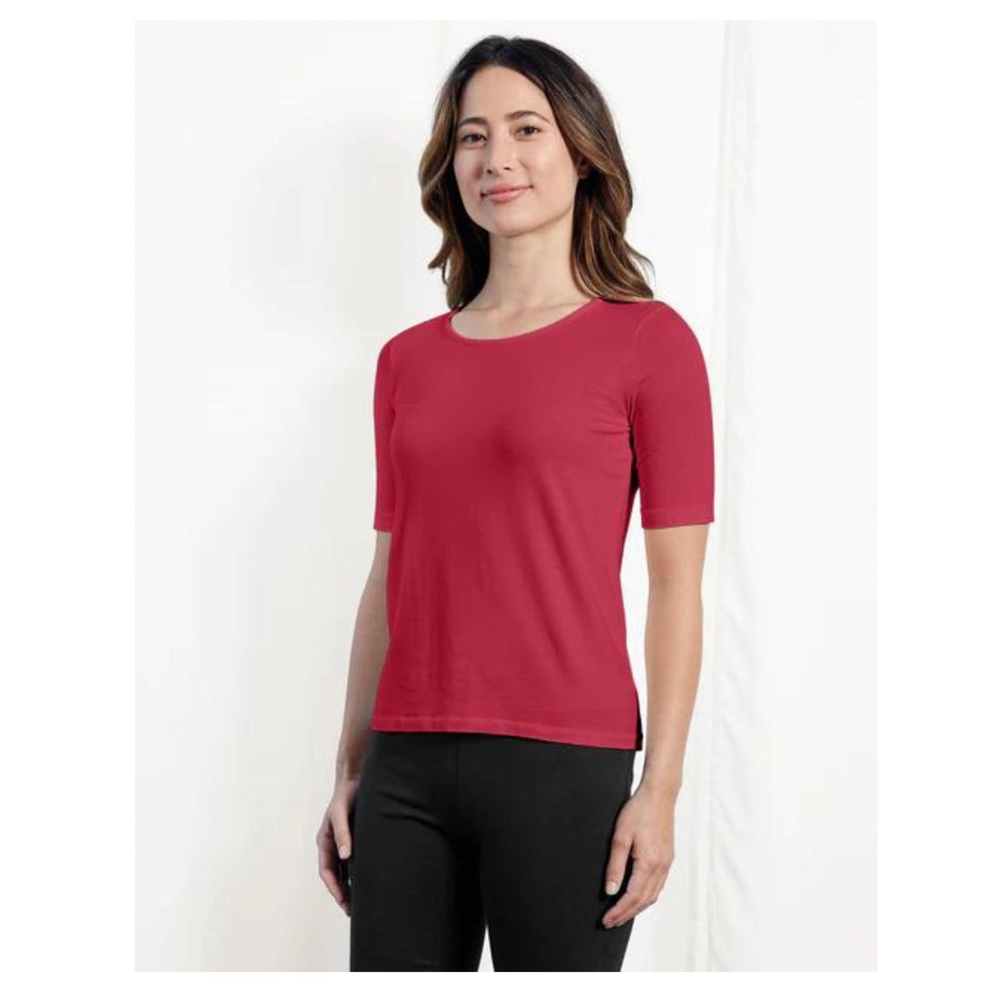 Blue Canoe Elbow Sleeve Top