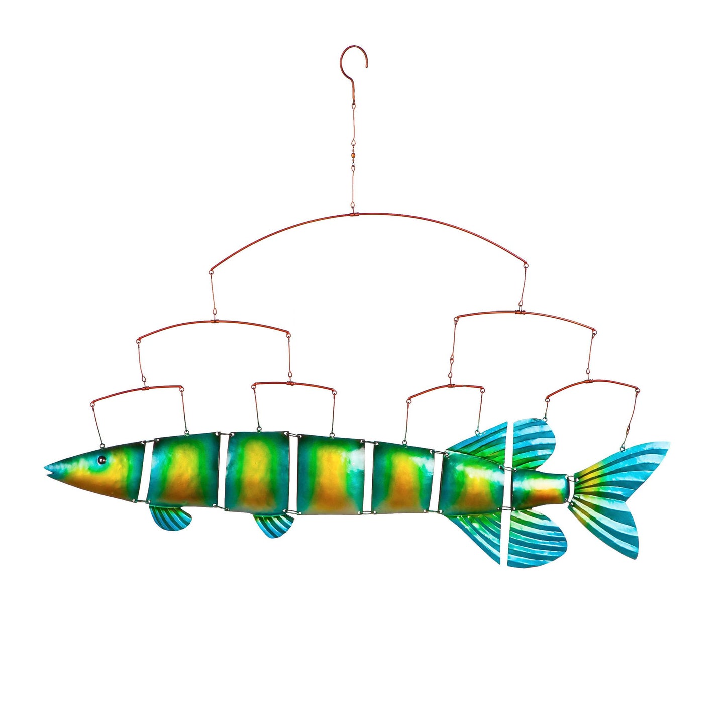 Decor - Metal Fish Wind Spinner Mobile