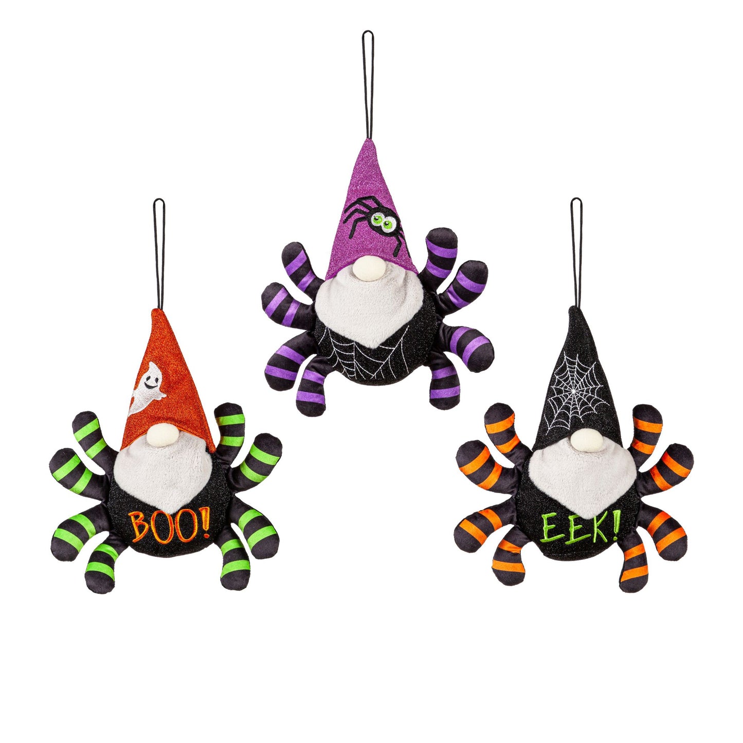 Decor Spider Gnome with Embroidered Details