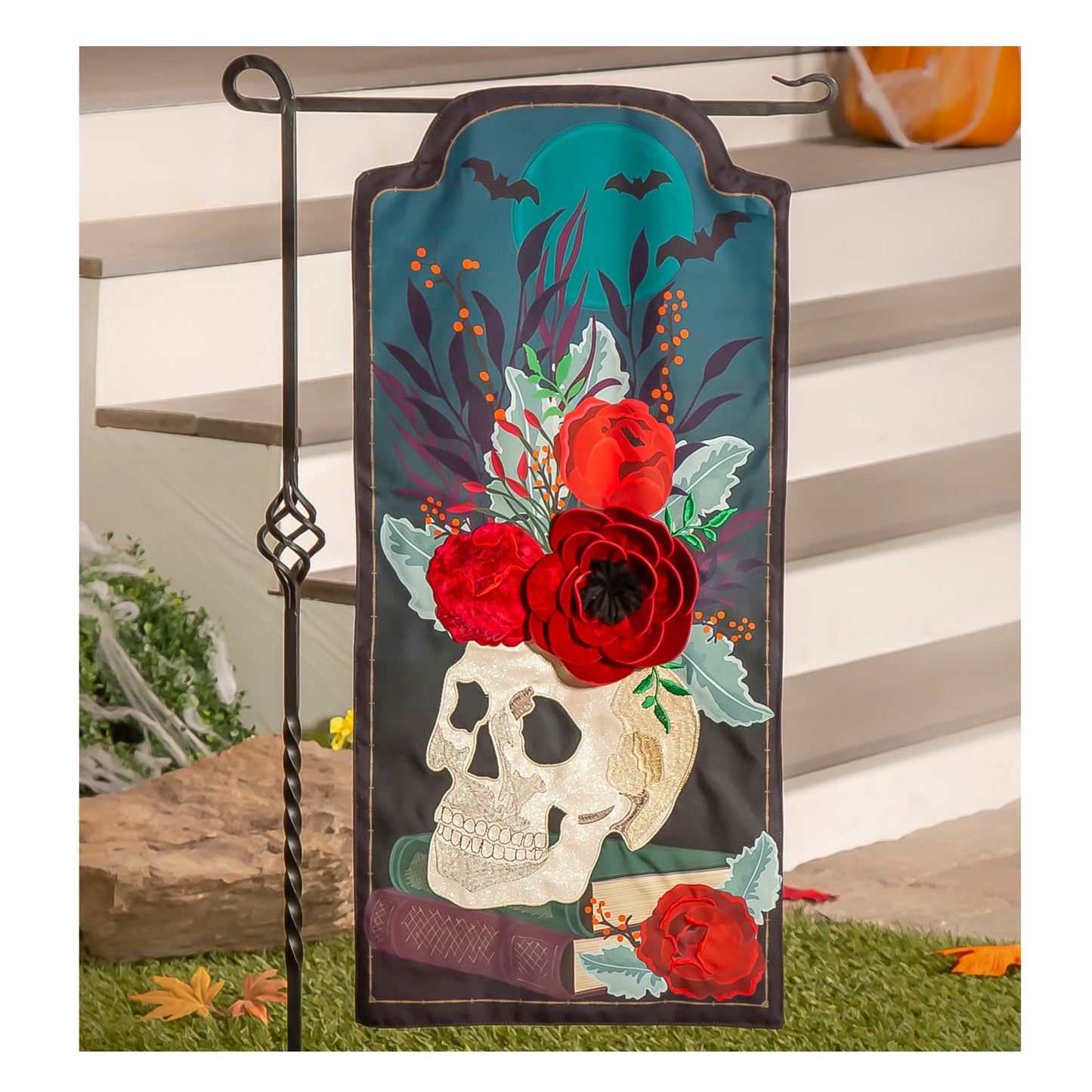 Decor Halloween Floral Everlasting Impressions Textile Décor