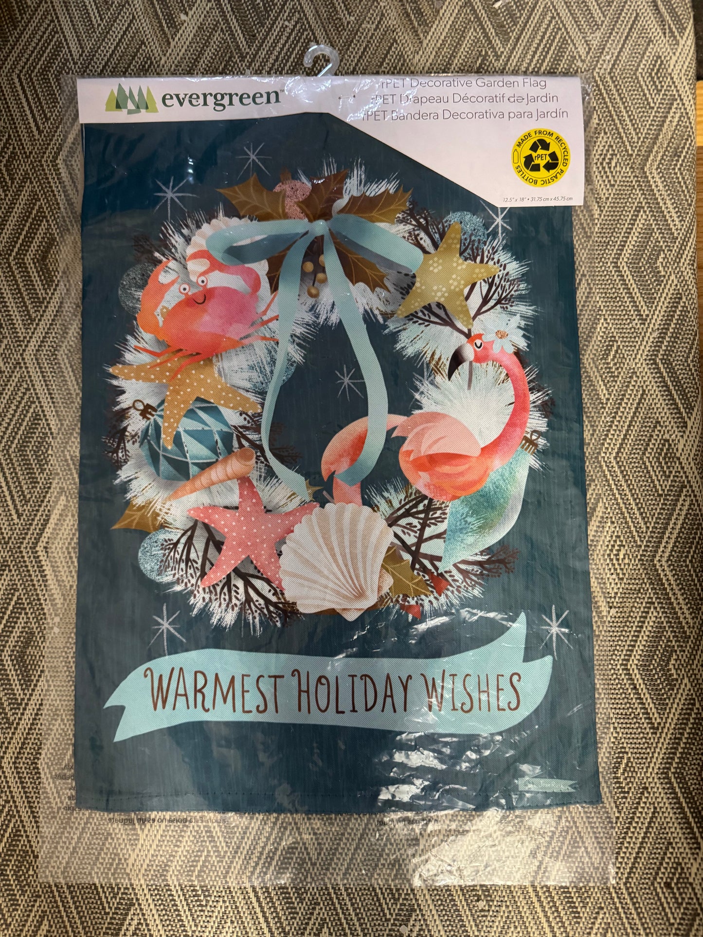 Garden Flag - Wreath Coastal