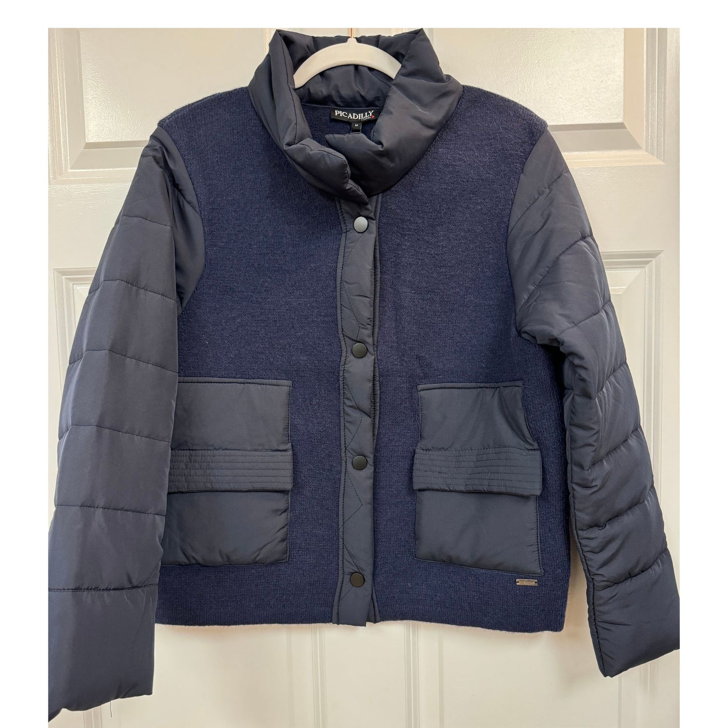 Picadilly Sweater Jacket Navy Small