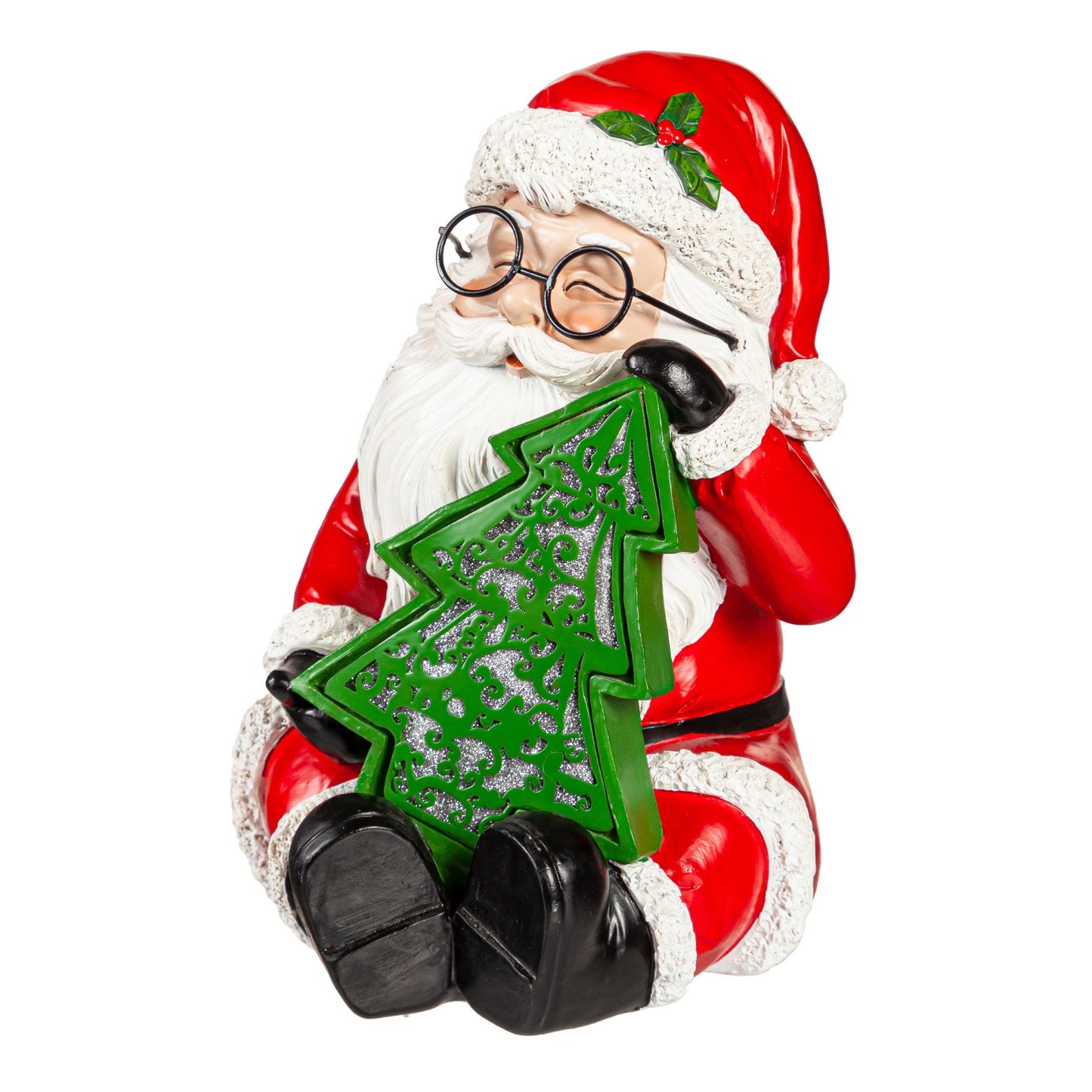 Decor Santa Statue LED 7.5"T all