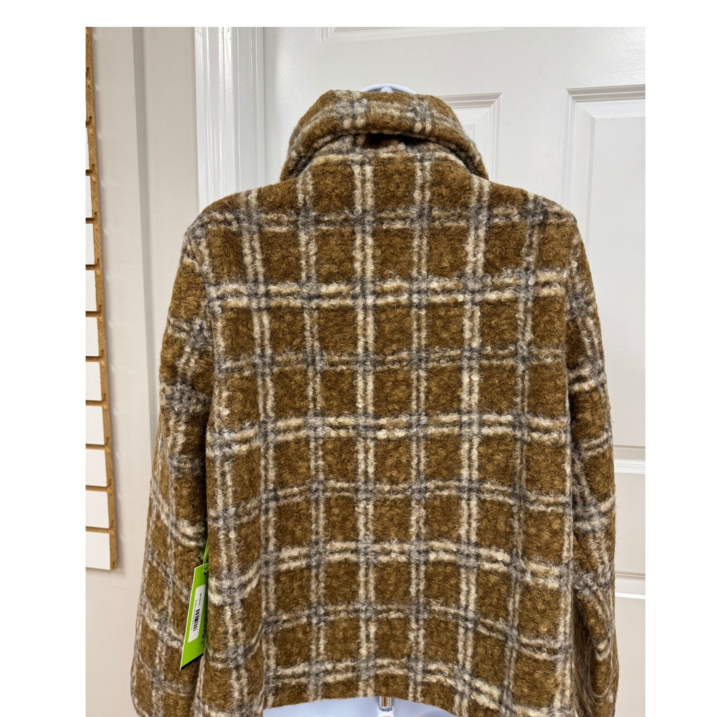 Elegant Plaid Short Jacket