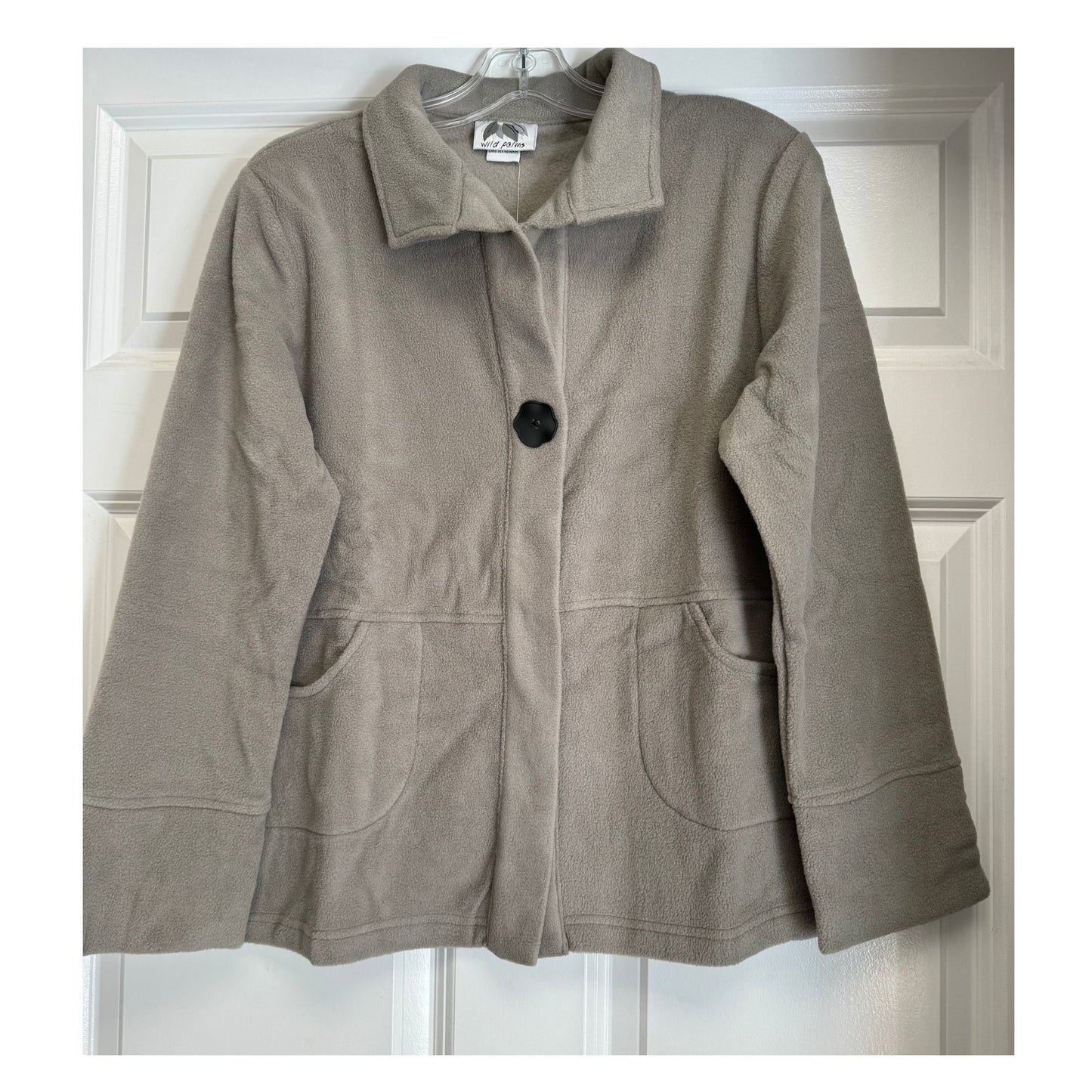 Wild Palm Button Fleece Jacket
