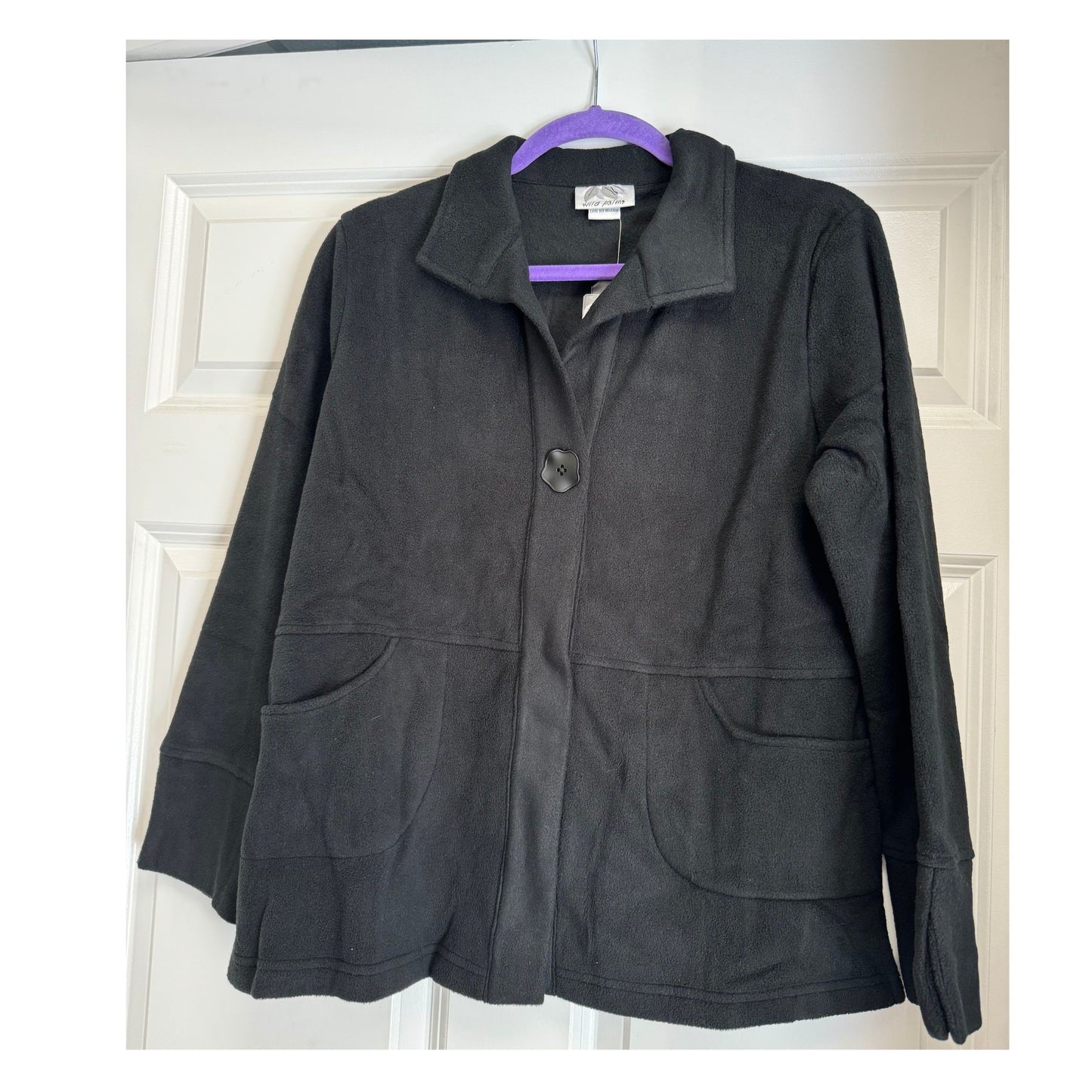 Wild Palm Button Fleece Jacket