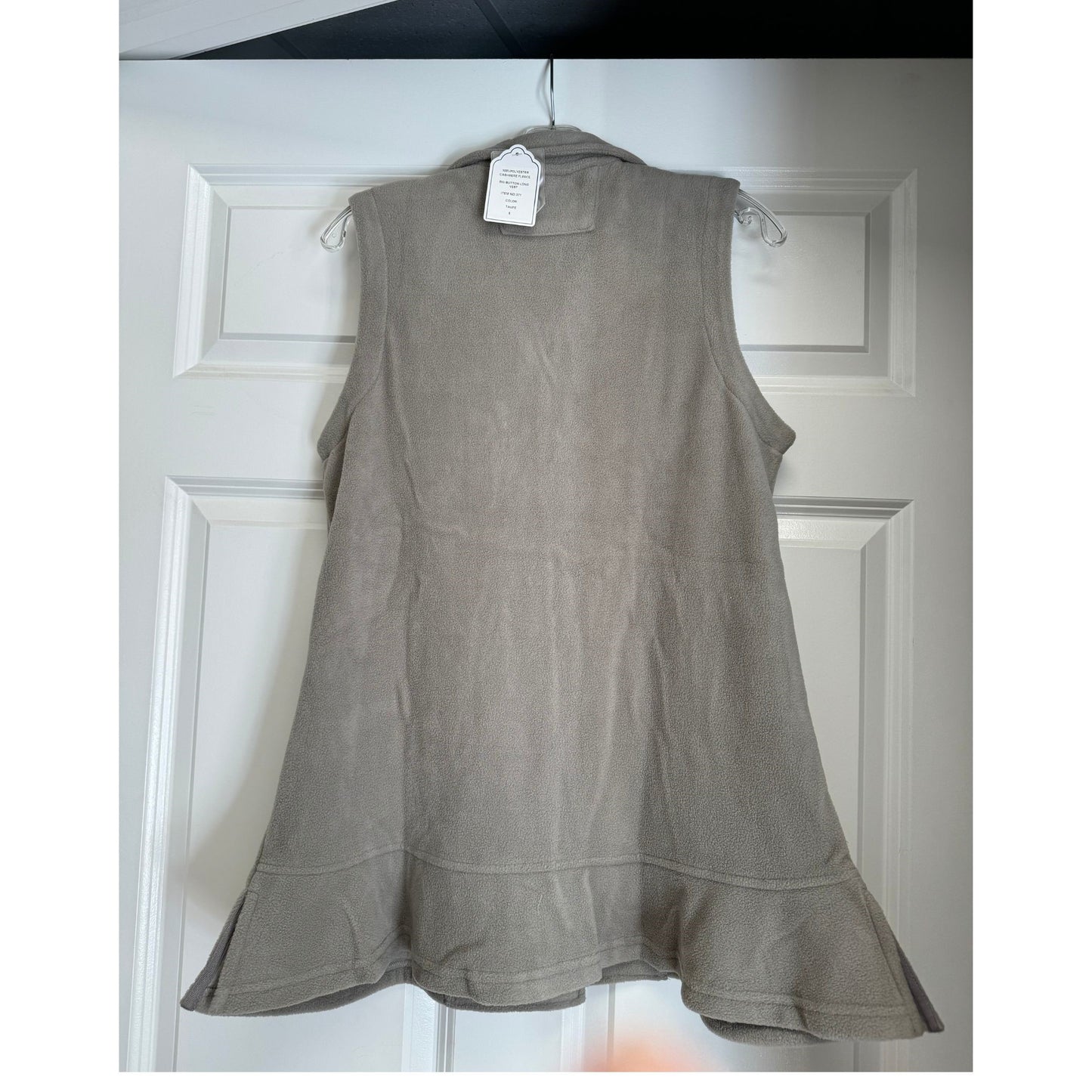 Wild Palm Big Button Long Vest