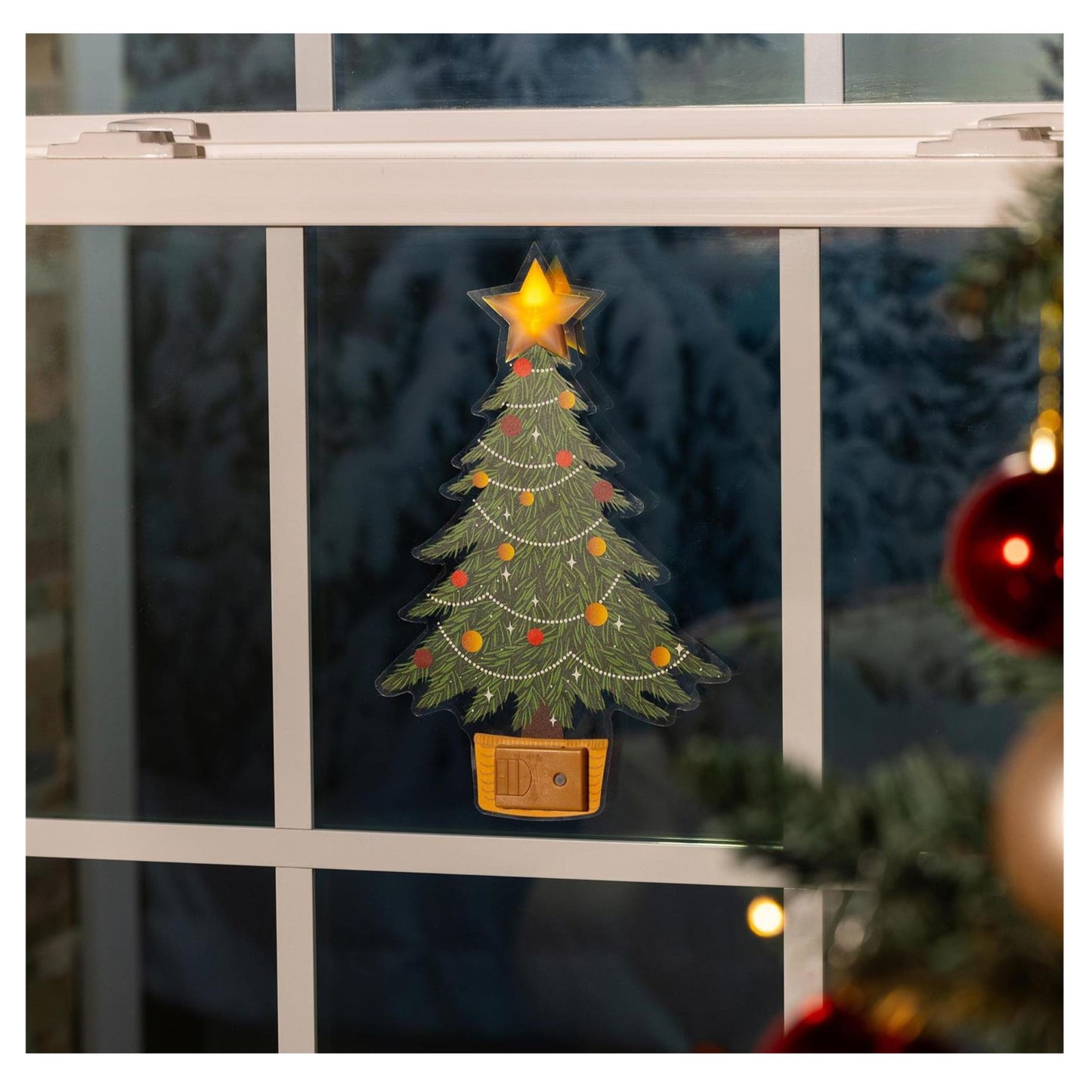 Window Decal Christmas Tree