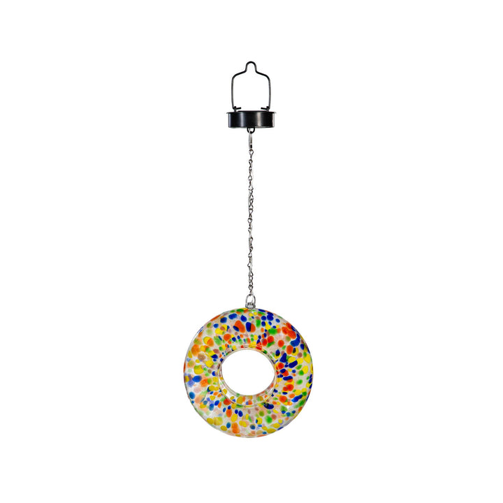 Glass Solar Bird Feeder
