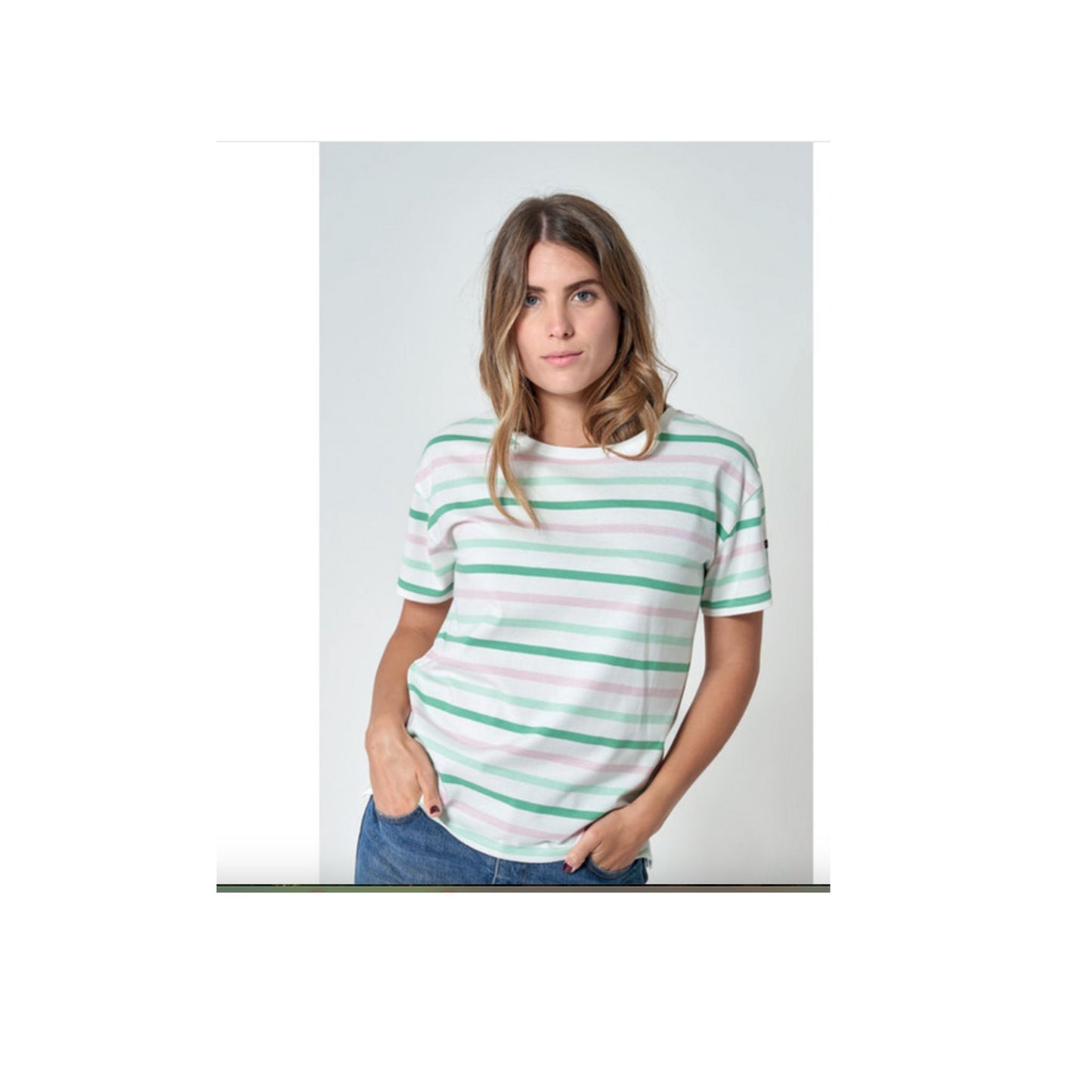 Short Sleeve Crew Neck Top