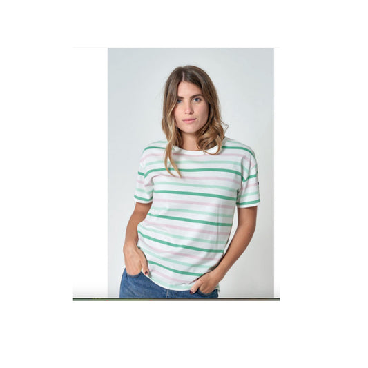 Short Sleeve Crew Neck Top