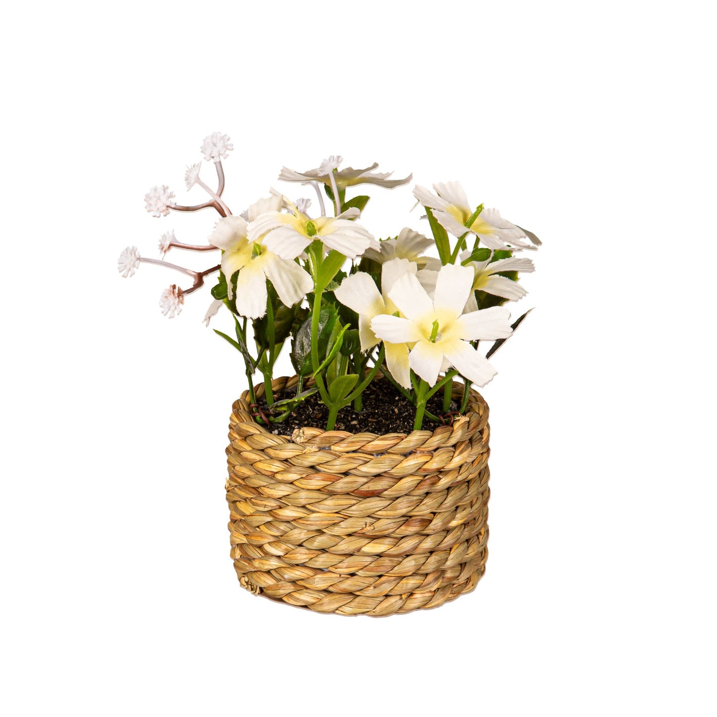 Spring Primrose Potted Artificial Arrangement 4 Choices