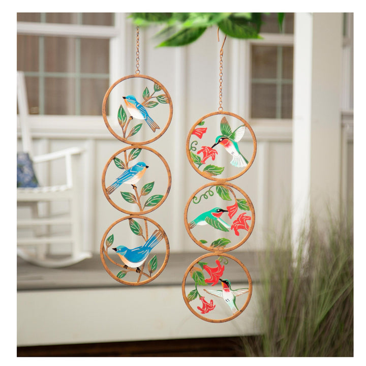 Rustic Hanging Spinner Decor