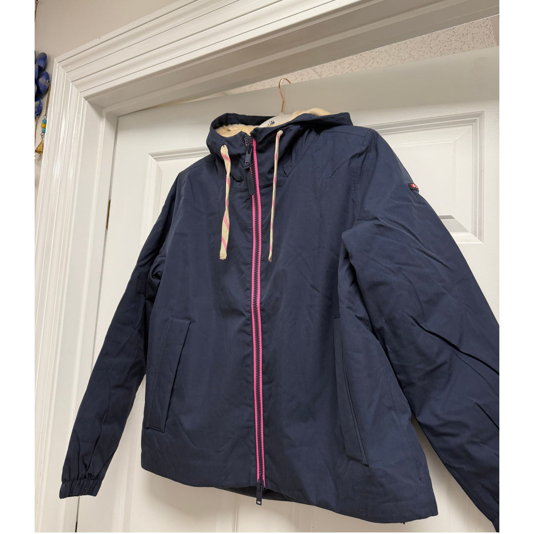 Batela Navy Fleece-Lined Hooded Jacket - C3179