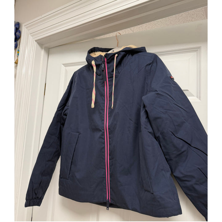 Batela Navy Fleece-Lined Hooded Jacket - C3179