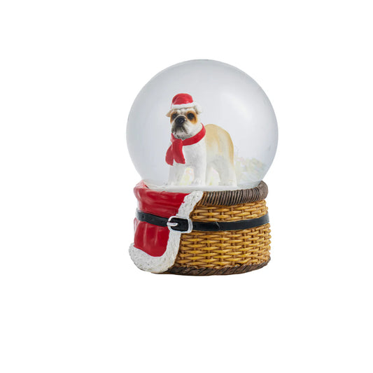 Christmas Dog Water Snow Globe