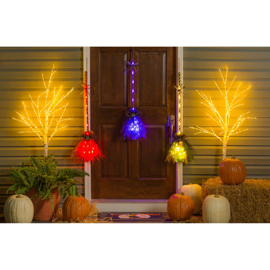 Decor Lighted Witches Broom