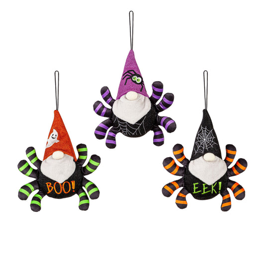 Decor Spider Gnome with Embroidered Details