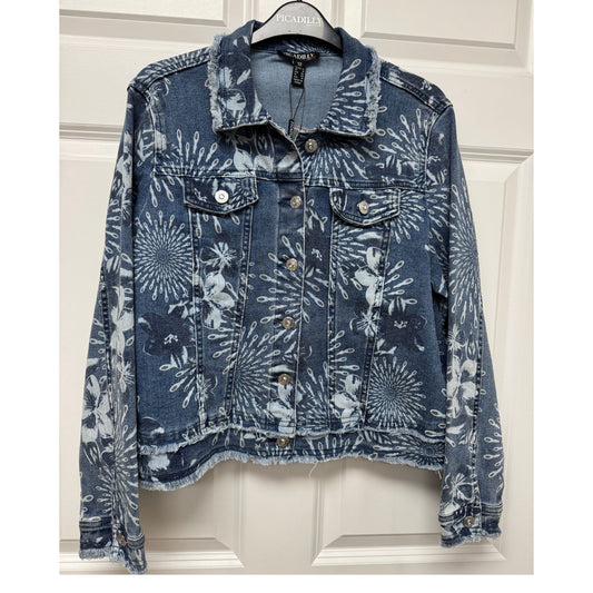 Printed Denim Jacket