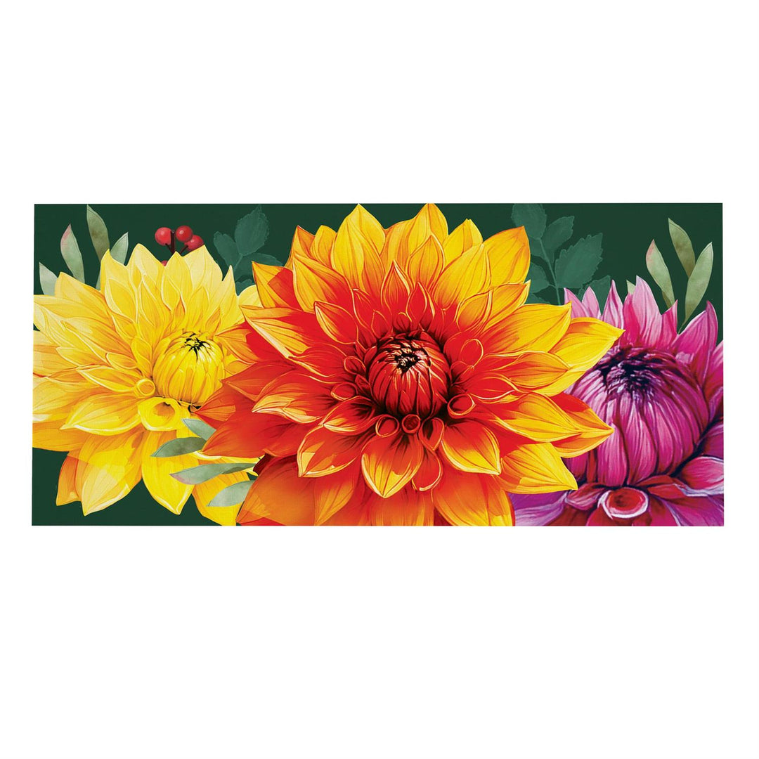 Fall Dahlia Floral Sassafras Switch Mat Insert