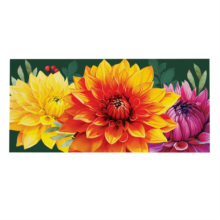 Fall Dahlia Floral Sassafras Switch Mat Insert