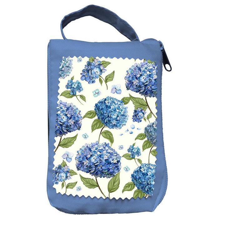 Hydrangea Print Foldable Compact Tote