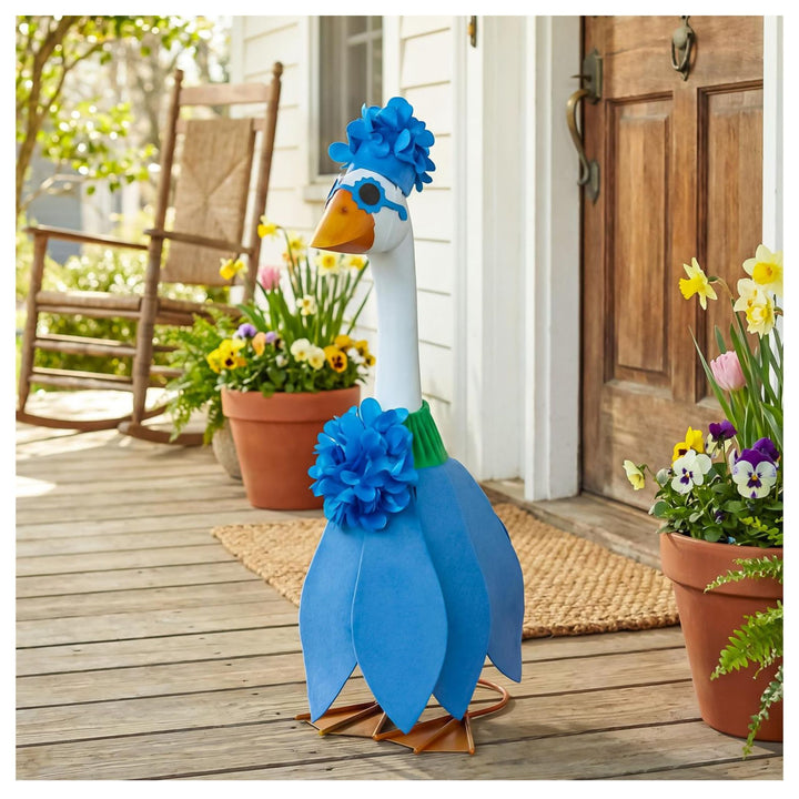 Cape Cod Giddy Blue Hydrangea Goose Outfit