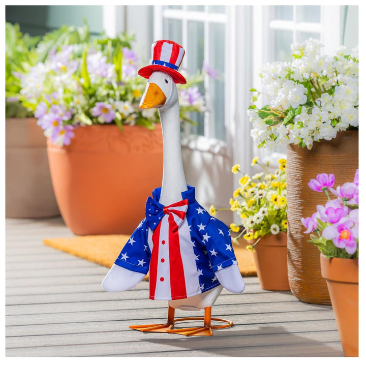 Cape Cod Giddy Porch goose America 250 Patriotic Outfit