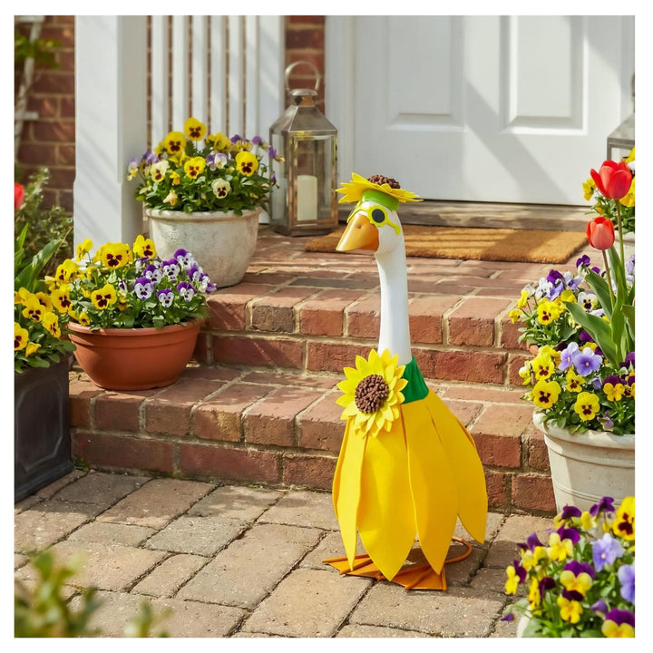 Cape Cod Giddy Sunflower Porch Goose Outfit