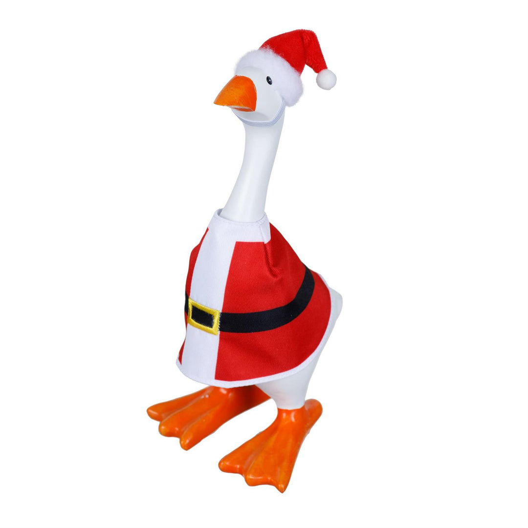 Gordy Goose Santa Outfit | Christmas Goose Outfit &amp; Holiday Décor