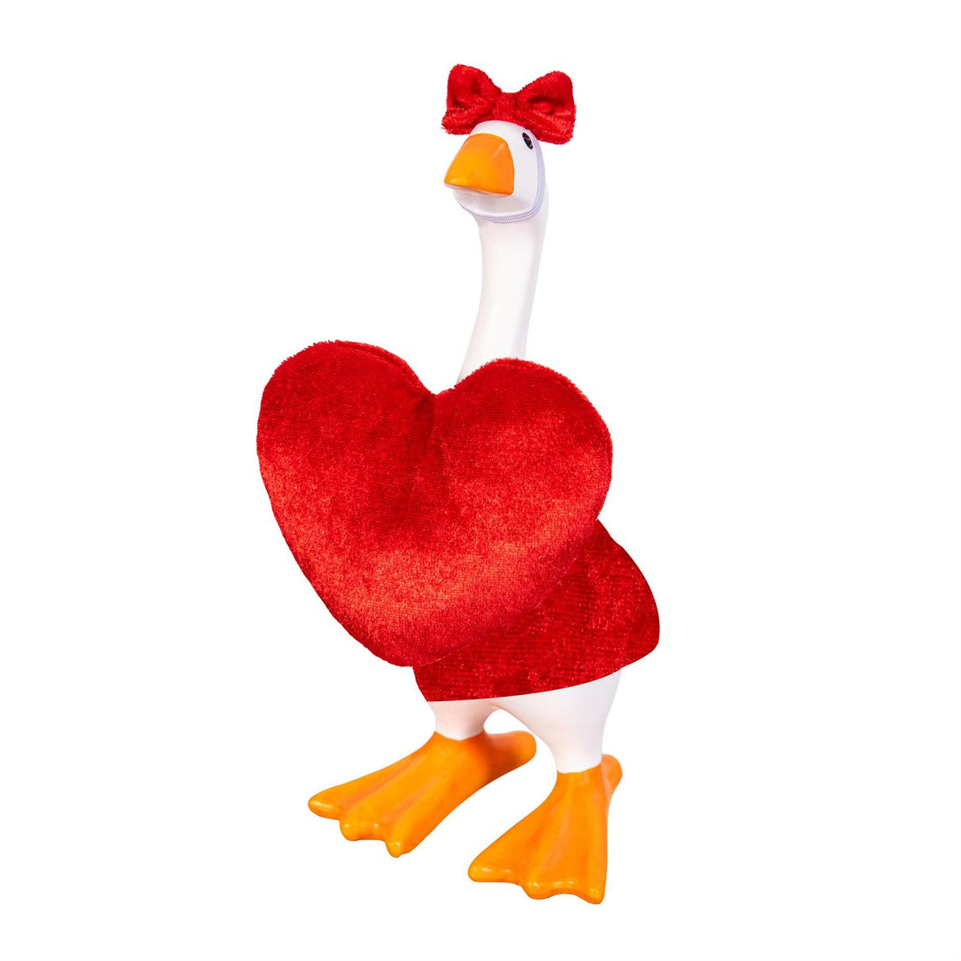 Hillside Pasture Table Decor Fabric Gordy Goose Accessory Set – Valentine Heart Outfit