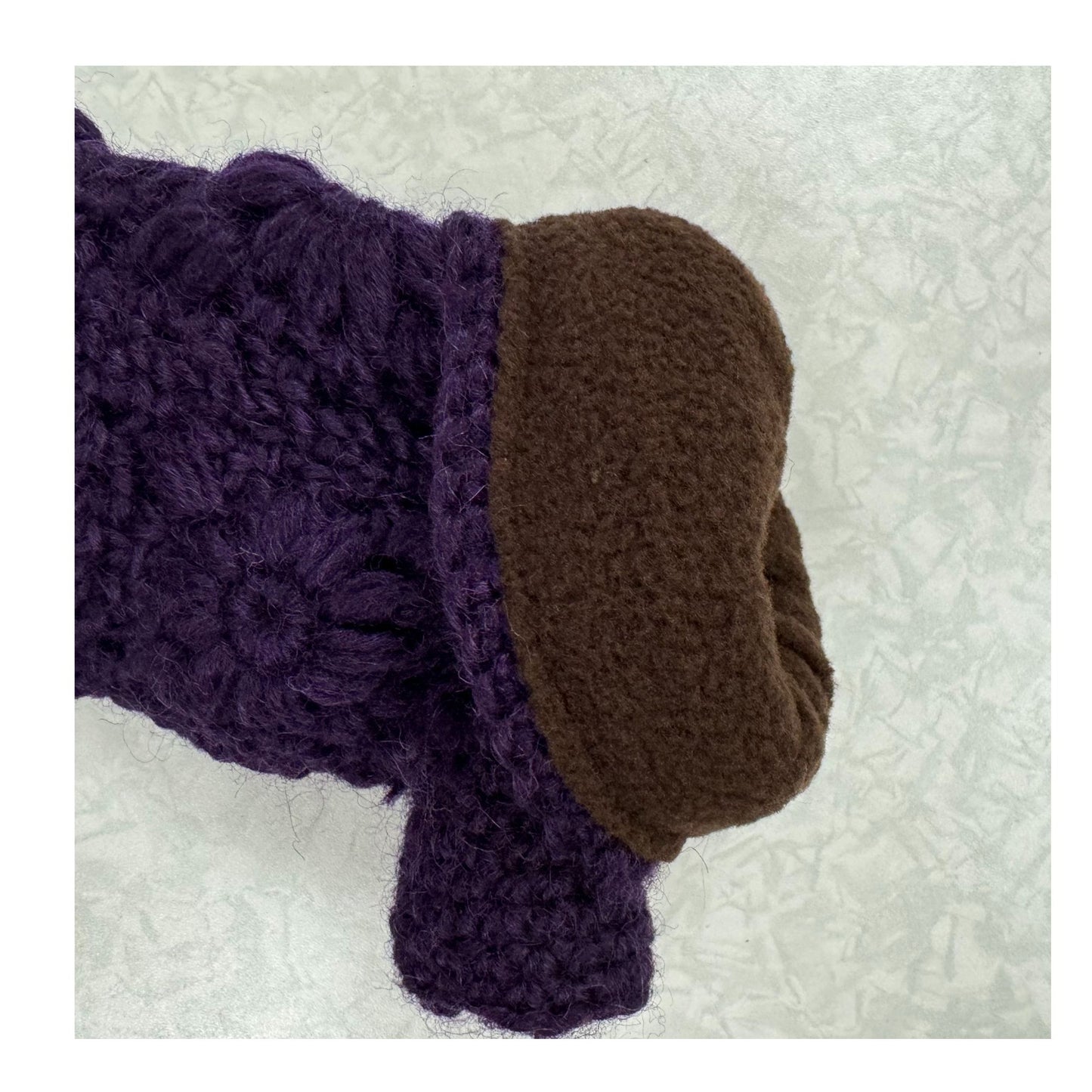 Handwarmer Crochet Purple