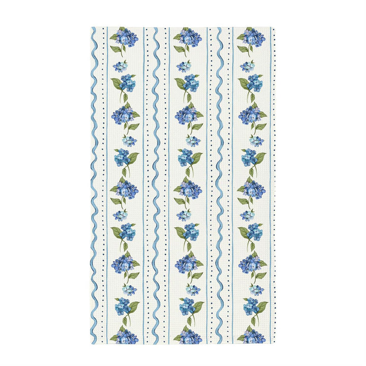 Blue Hydrangea Quick-Dry Double-Sided Kitchen Towel