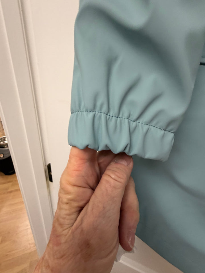 Batela Long Waterprooof Fleece-Lined Raincoat - Milk or Aqua