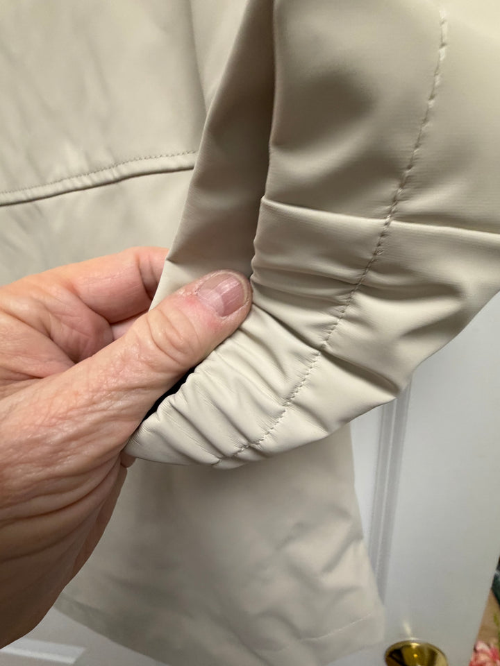 Batela Long Waterprooof Fleece-Lined Raincoat - Milk or Aqua