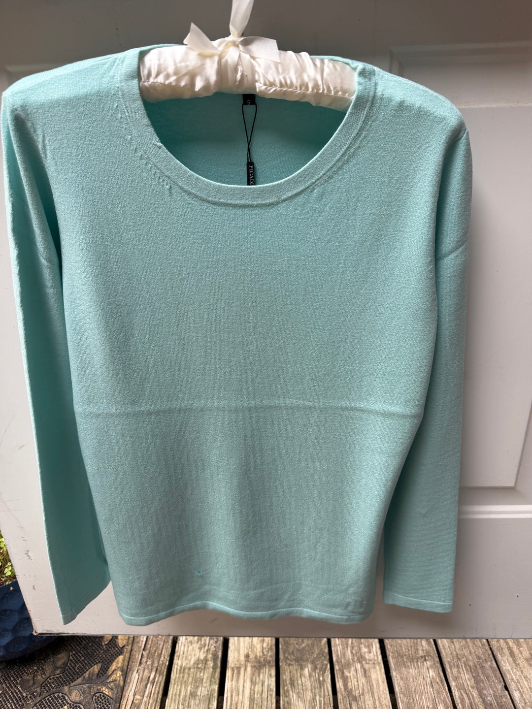 Picadilly Lightweight Crew Neck Sweater Knit Top-3 Color Choices