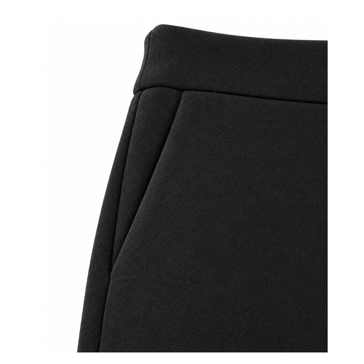 Lisette Jolie Pull-On Black Crepe Straight Leg Pants