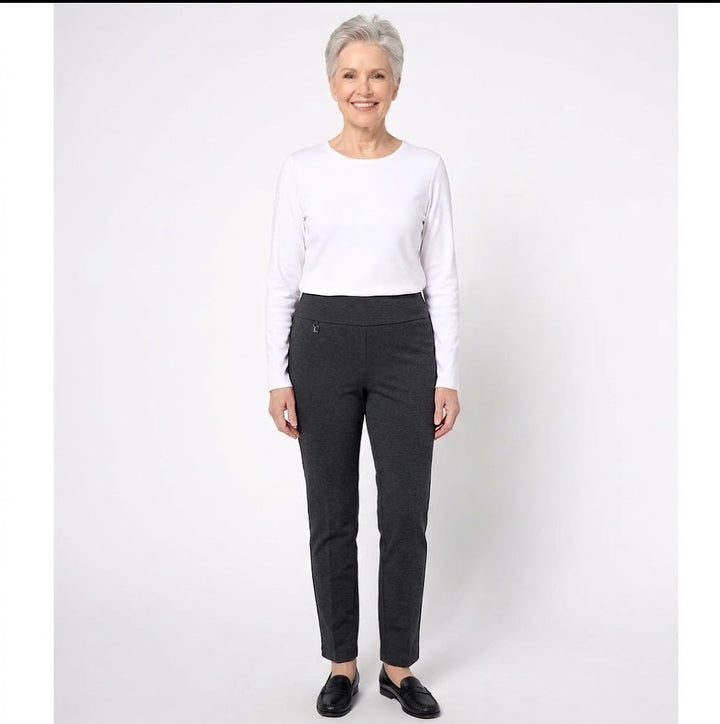 Lisette Charcoal Holywood Ankle Pant