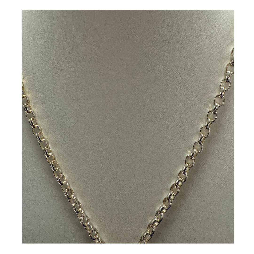 Lola Signature Silver Rolo Chain Necklace--4mm/18" &amp; 20" Lengths