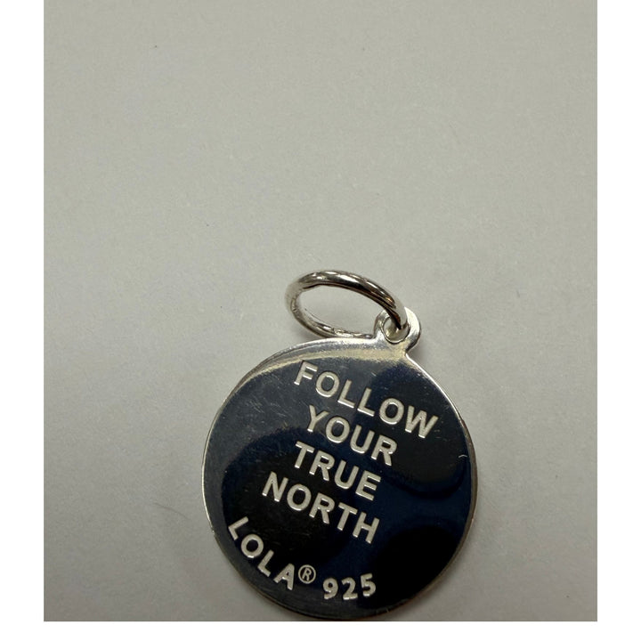 Lola Small True North Compass Pendant - Mixed Metal