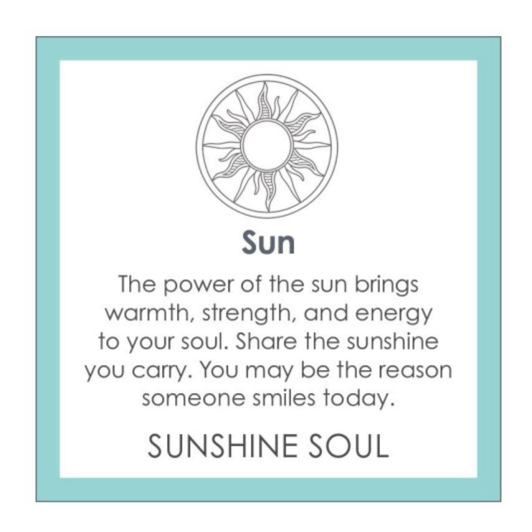 Lola Sunshine Soul Pendant - Small Mixed Metal Sun Charm
