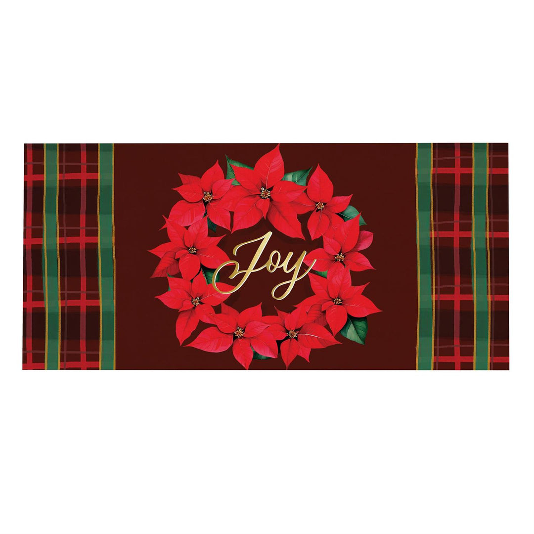 Joy Pointsetta Christmas Sassafras Switch Mat Insert