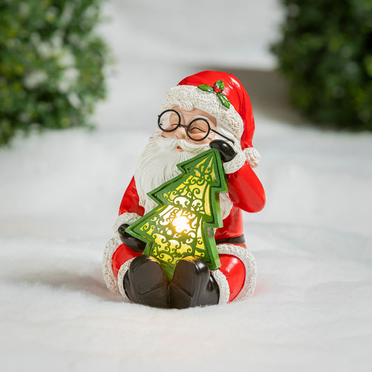 Decor, Santa Statue LED 7.5"T all