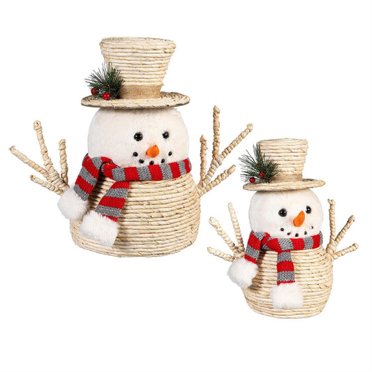 Snowman Table Decor, Set of 2