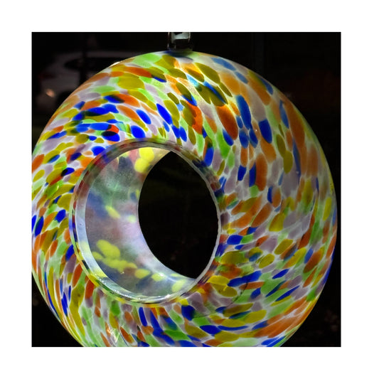 Bird Feeder Solar Fly Through Abstract