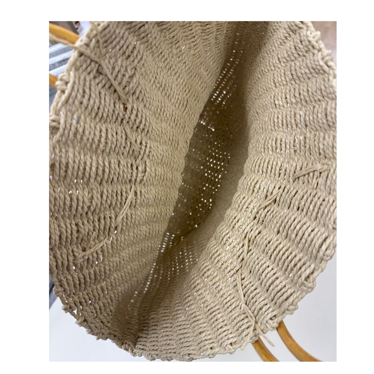 Summer Beach Sea Straw Rattan Tote Clutch